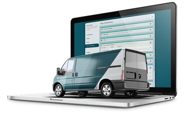 GTS Fleet DVIR and maintenance management interface on tablet